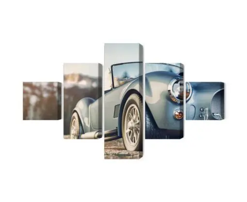 Mehrteiliges Bild Klassisches Retro-Auto