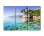 Mehrteiliges Bild Riviera Von Makarska In Kroatien