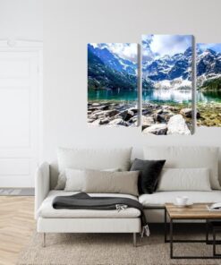 Mehrteiliges Bild See Morskie Oko 3D