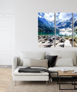 Mehrteiliges Bild See Morskie Oko 3D