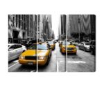 Mehrteiliges Bild Taxis In New York