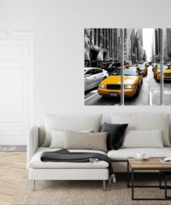 Mehrteiliges Bild Taxis In New York