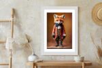 Poster An Anthropomorphic Fox Wearing Victorian 1800S Suit