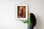 Poster An Anthropomorphic Fox Wearing Victorian 1800S Suit