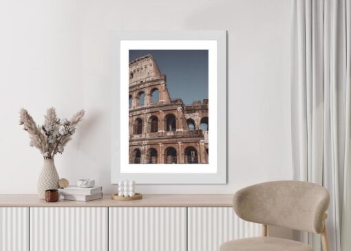 Poster Architektur Des Kolosseums Vor Blauem Himmel