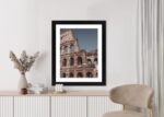 Poster Architektur Des Kolosseums Vor Blauem Himmel