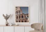 Poster Architektur Des Kolosseums Vor Blauem Himmel