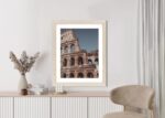 Poster Architektur Des Kolosseums Vor Blauem Himmel