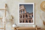 Poster Architektur Des Kolosseums Vor Blauem Himmel