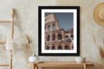 Poster Architektur Des Kolosseums Vor Blauem Himmel