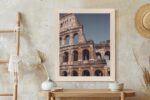 Poster Architektur Des Kolosseums Vor Blauem Himmel