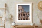 Poster Architektur Des Kolosseums Vor Blauem Himmel