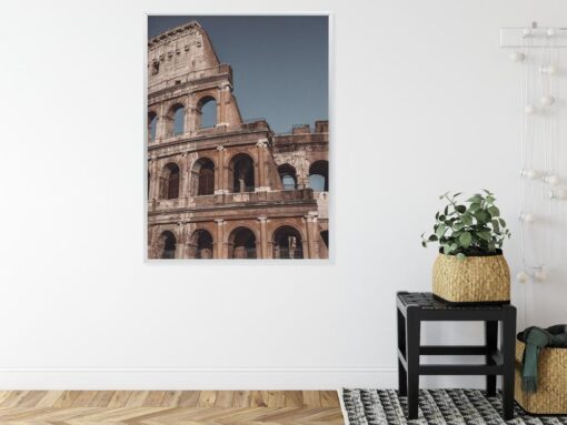 Poster Architektur Des Kolosseums Vor Blauem Himmel