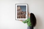 Poster Architektur Des Kolosseums Vor Blauem Himmel