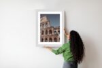 Poster Architektur Des Kolosseums Vor Blauem Himmel
