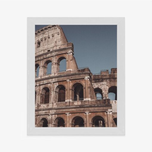 Poster Architektur Des Kolosseums Vor Blauem Himmel