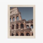 Poster Architektur Des Kolosseums Vor Blauem Himmel
