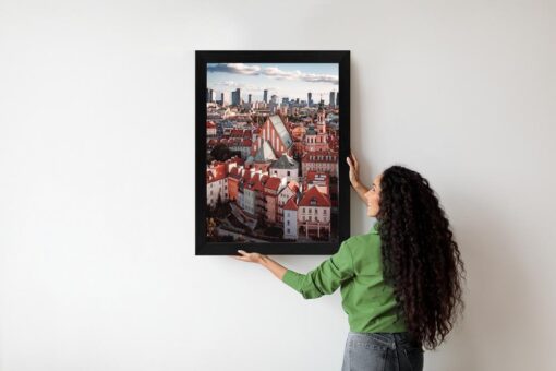 Poster Blick Von Oben Auf Die Altstadt Von Warschau