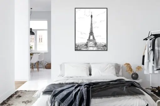 Poster Eiffelturm - Skizze