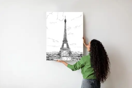 Poster Eiffelturm - Skizze