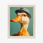 Poster Ente Mit Hut