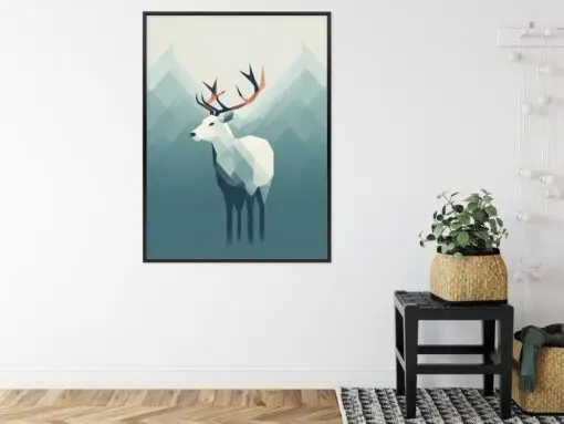Poster Hirsch Im Skandinavischen Stil