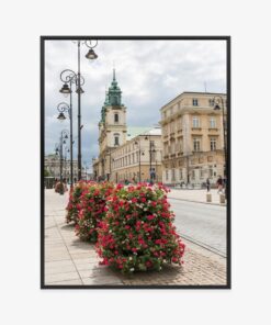 Poster Kirche Des Heiligen Kreuzes Im Warschauer Stadtteil Śródmieście