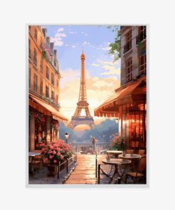 Poster Malerische Cafés Von Paris