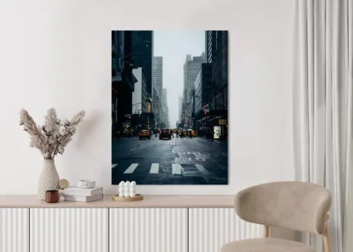 Poster Nebliges New York Am Morgen