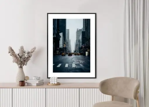 Poster Nebliges New York Am Morgen