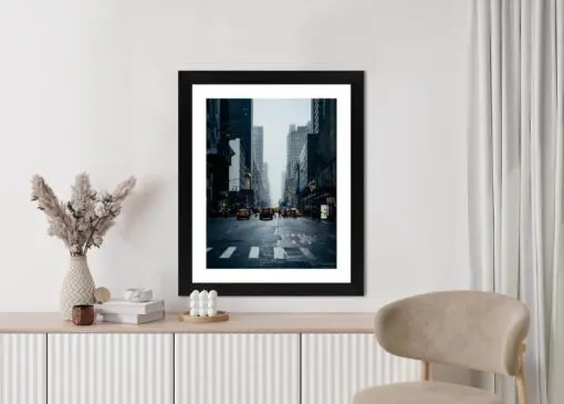 Poster Nebliges New York Am Morgen
