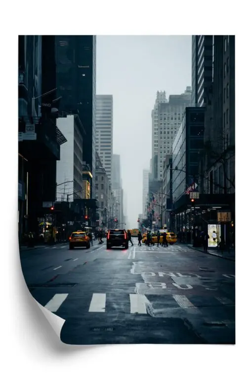 Poster Nebliges New York Am Morgen