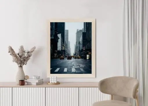 Poster Nebliges New York Am Morgen
