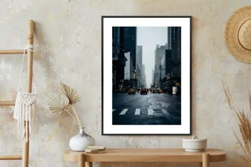 Poster Nebliges New York Am Morgen