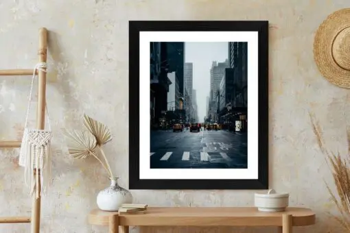 Poster Nebliges New York Am Morgen