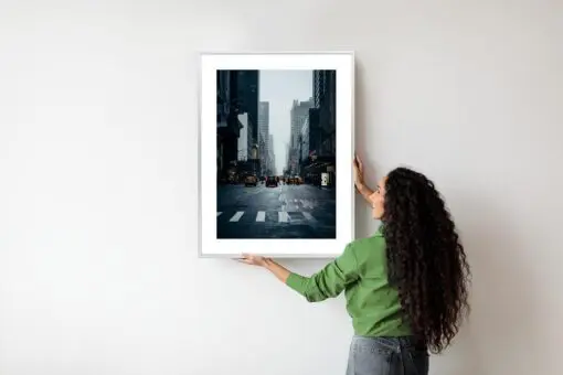Poster Nebliges New York Am Morgen