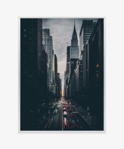 Poster New Yorker Straße Und Architektur