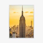 Poster Nyc Top Of The Rock Bei Sonnenuntergang