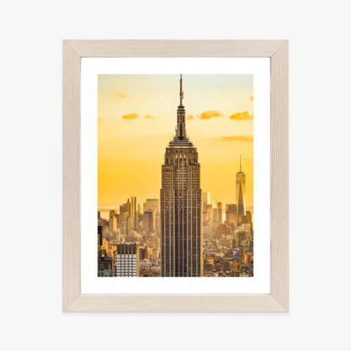 Poster Nyc Top Of The Rock Bei Sonnenuntergang