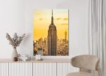 Poster Nyc Top Of The Rock Bei Sonnenuntergang