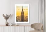 Poster Nyc Top Of The Rock Bei Sonnenuntergang