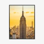 Poster Nyc Top Of The Rock Bei Sonnenuntergang