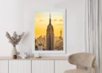 Poster Nyc Top Of The Rock Bei Sonnenuntergang