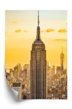 Poster Nyc Top Of The Rock Bei Sonnenuntergang
