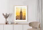 Poster Nyc Top Of The Rock Bei Sonnenuntergang
