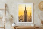 Poster Nyc Top Of The Rock Bei Sonnenuntergang