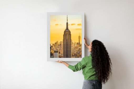 Poster Nyc Top Of The Rock Bei Sonnenuntergang