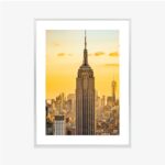 Poster Nyc Top Of The Rock Bei Sonnenuntergang