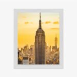 Poster Nyc Top Of The Rock Bei Sonnenuntergang