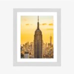 Poster Nyc Top Of The Rock Bei Sonnenuntergang